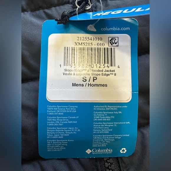 New Men’s SZ Small Men's Slope Edge™ Il Hooded Jacket - Picture 3 of 5